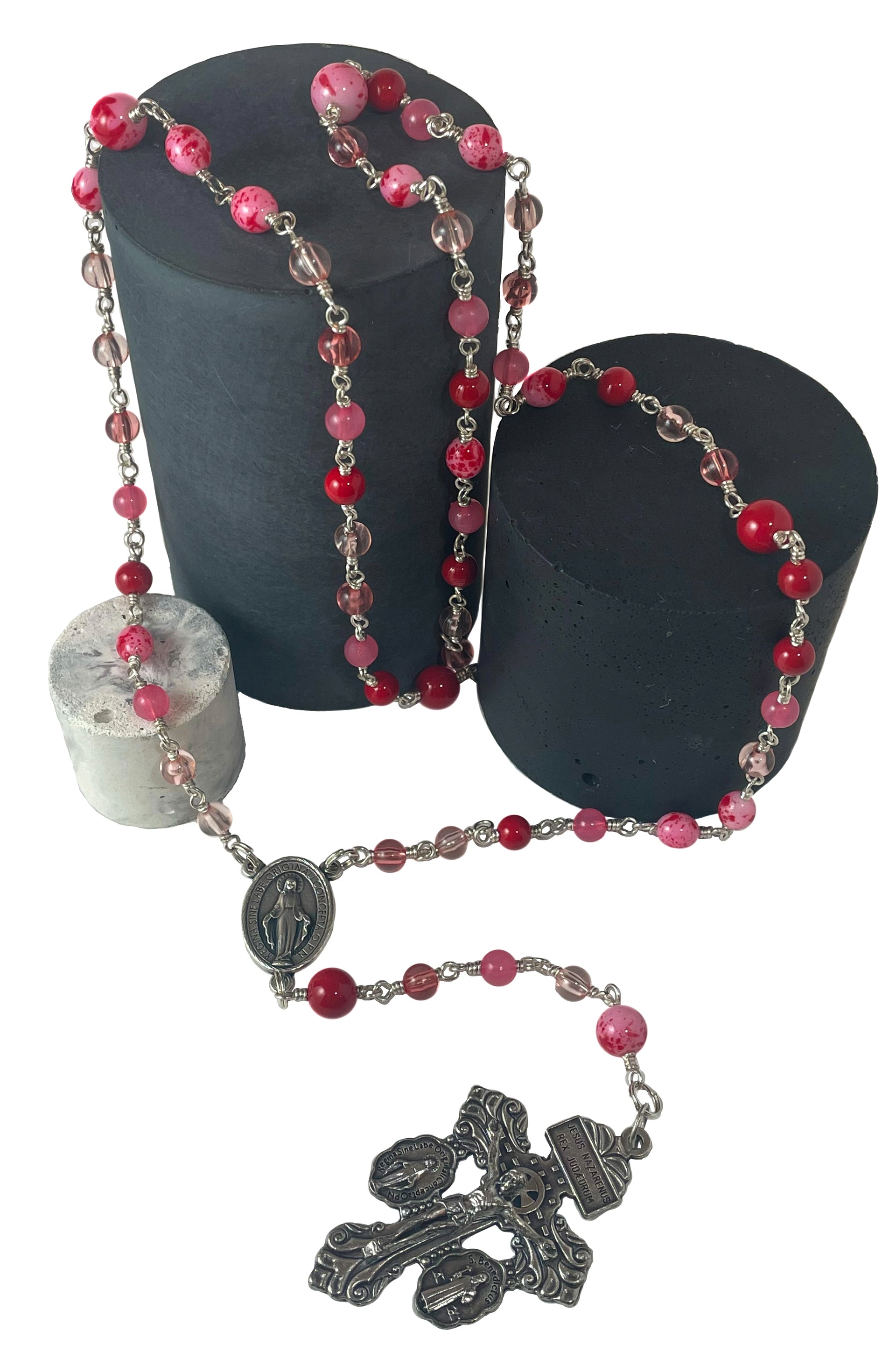 Rosary Pink Multi
