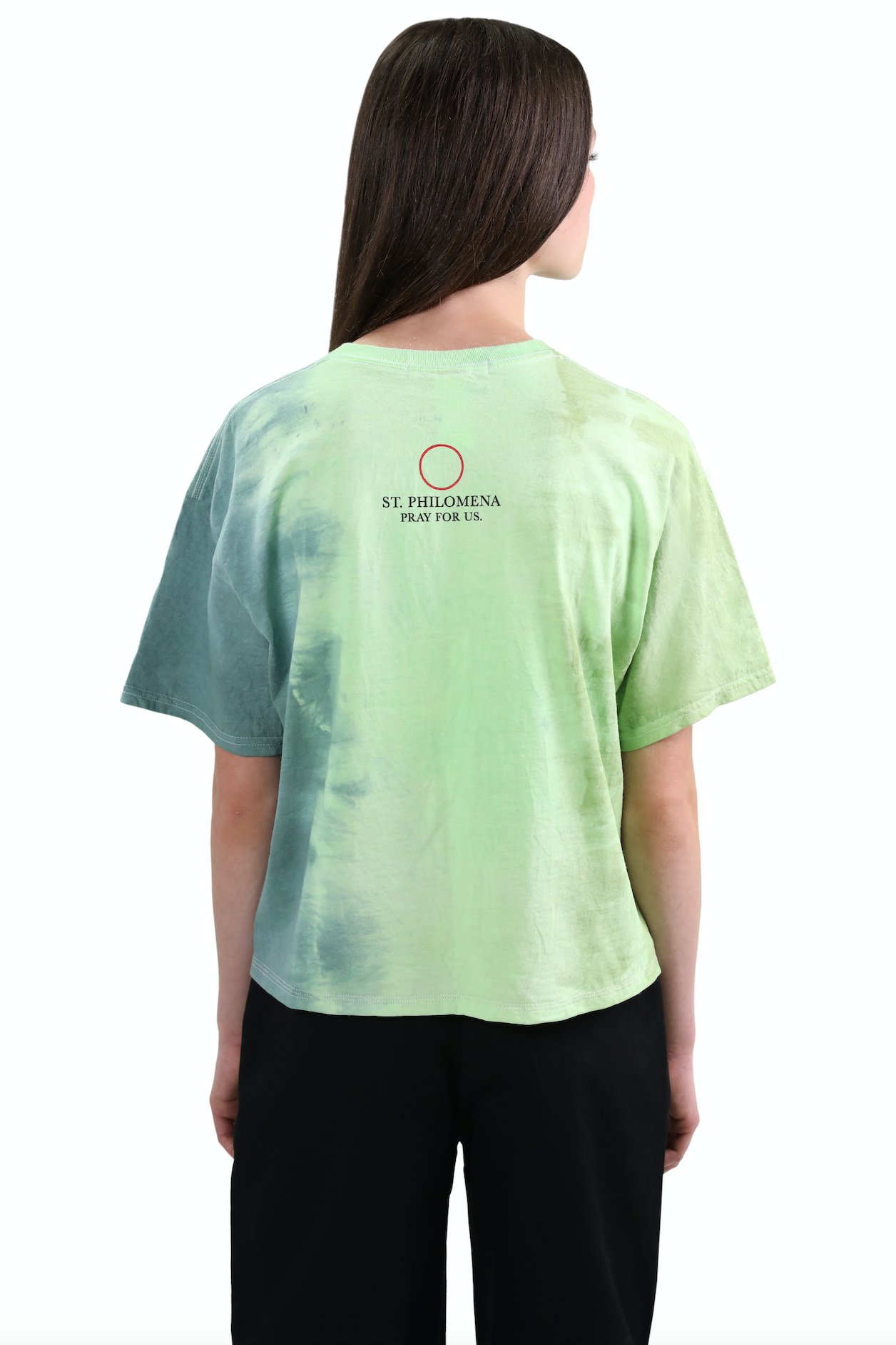Rosary Tee Emerald Fade
