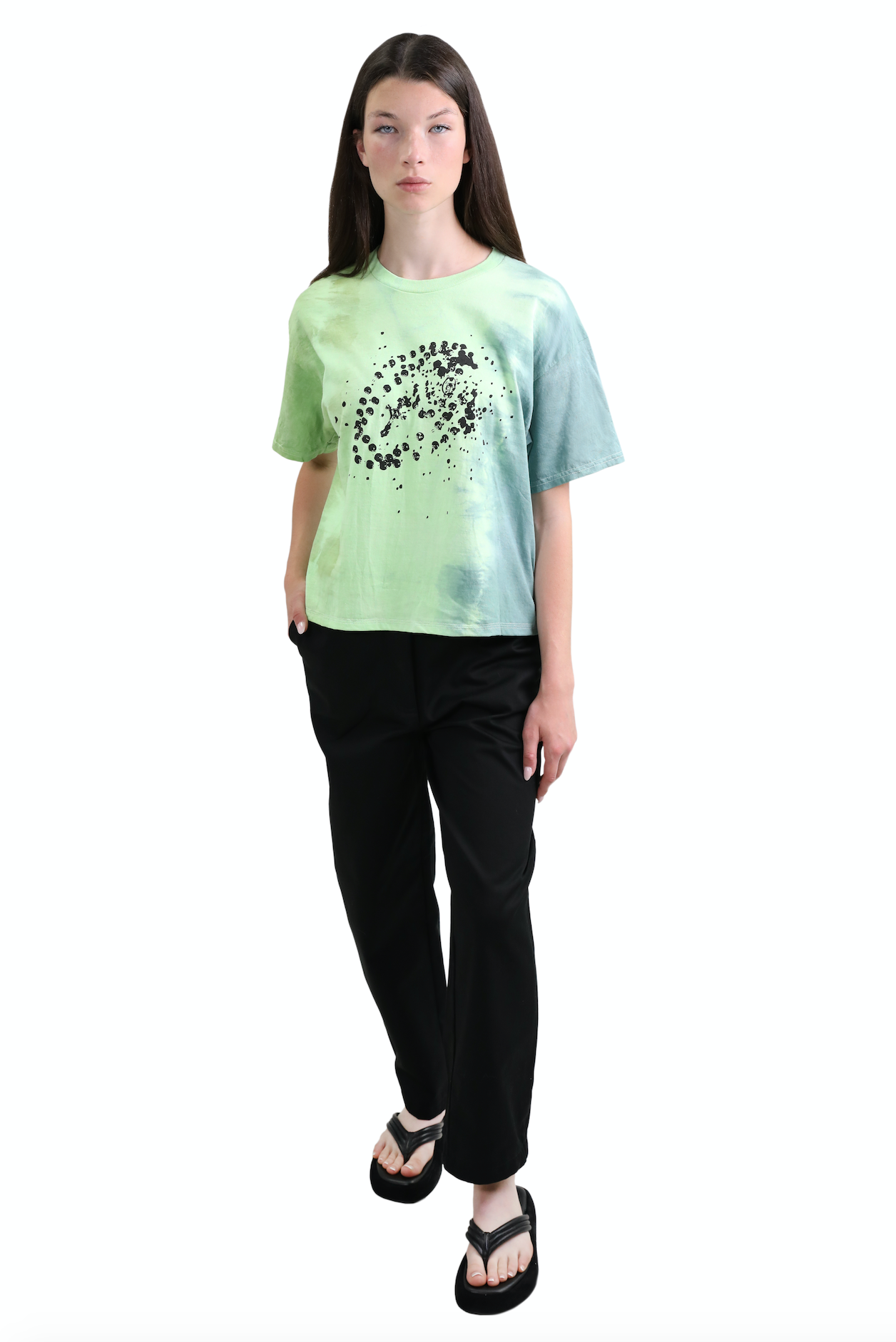 Rosary Tee Emerald Fade