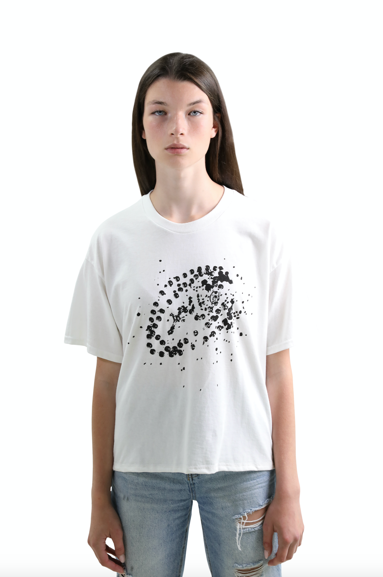 Rosary Tee White