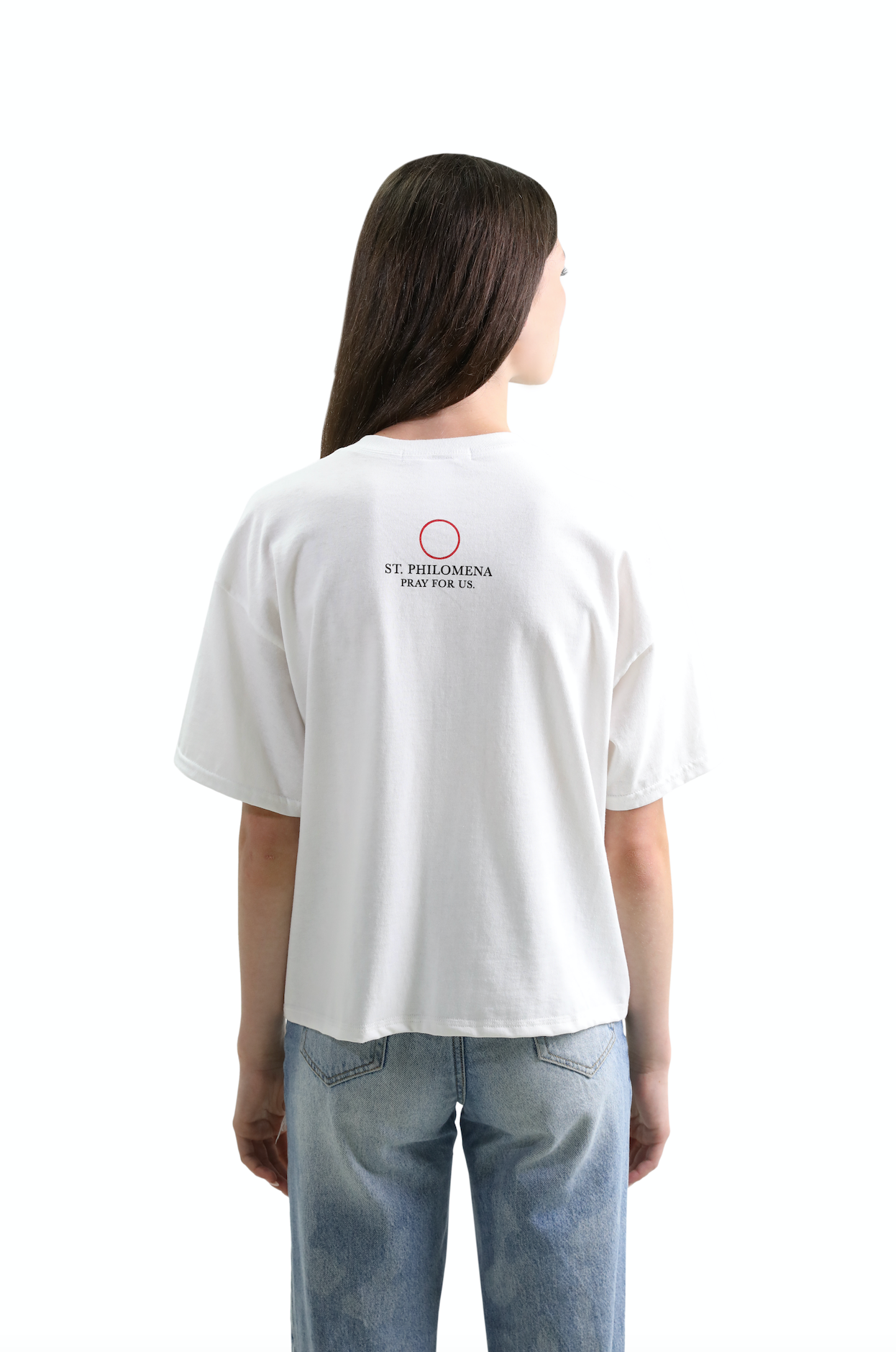 Rosary Tee White