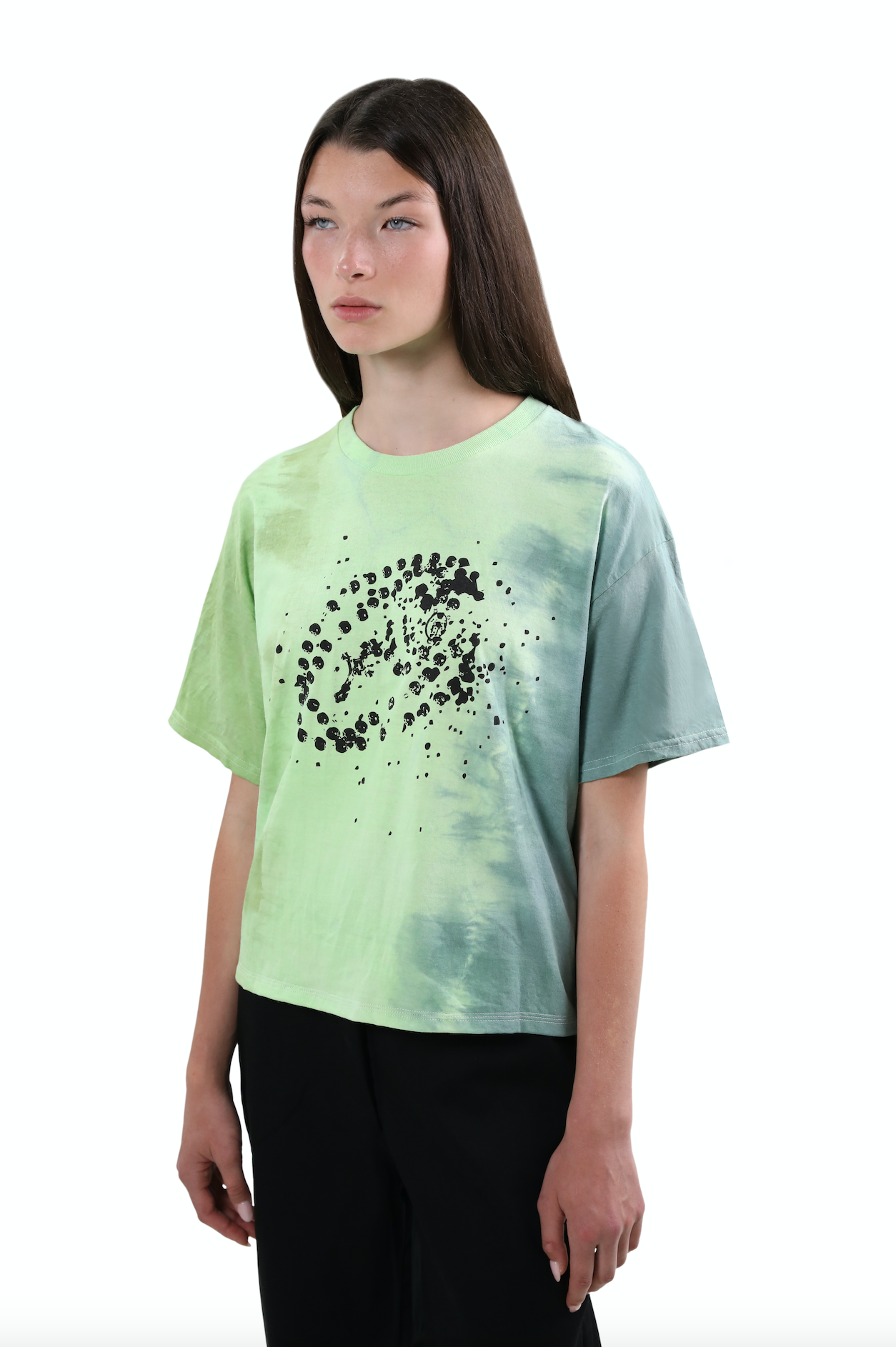 Rosary Tee Emerald Fade