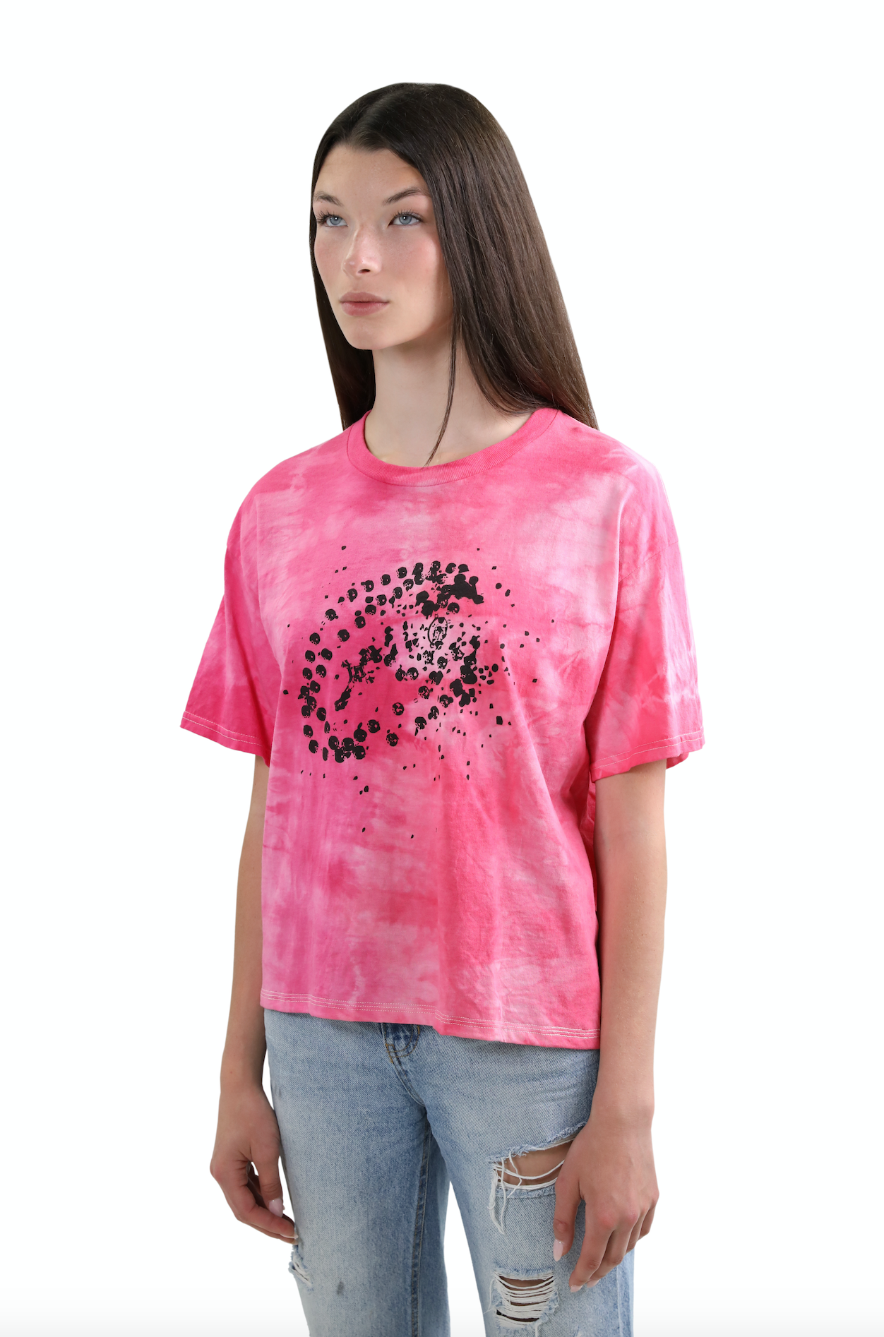 Rosary Tee Fuchsia Multi