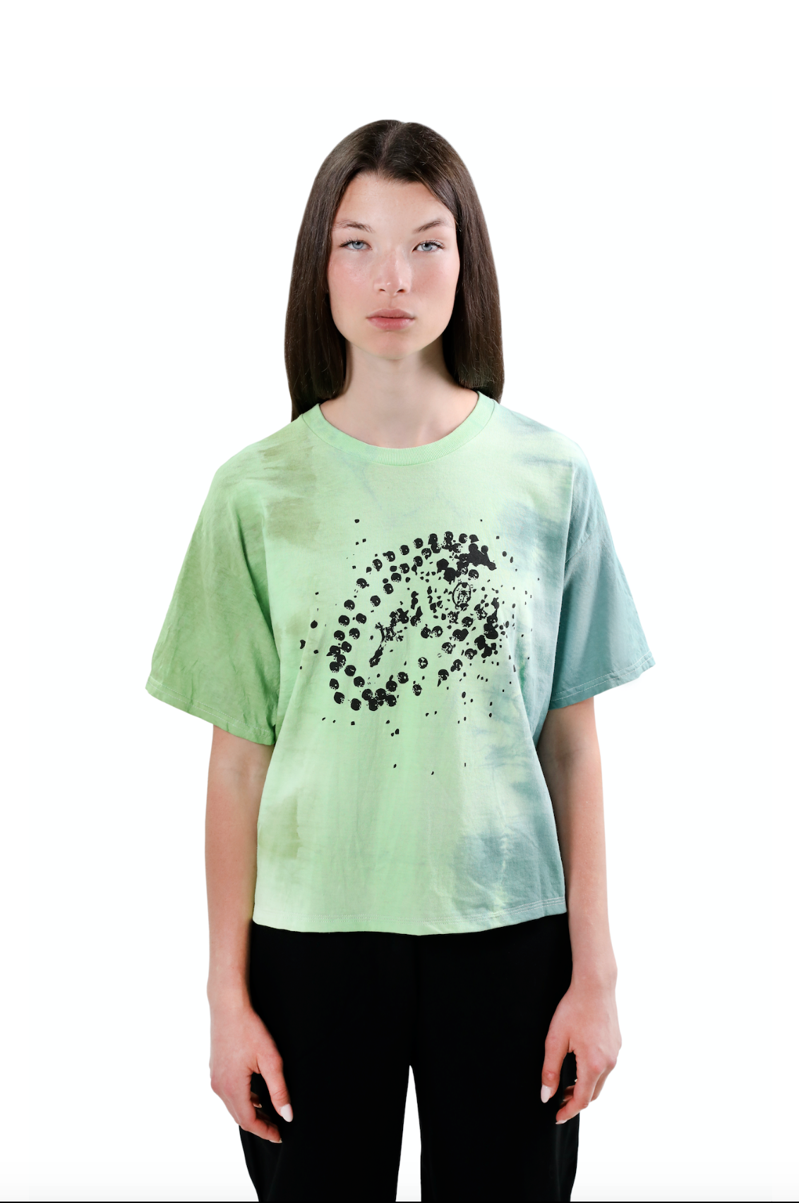 Rosary Tee Emerald Fade