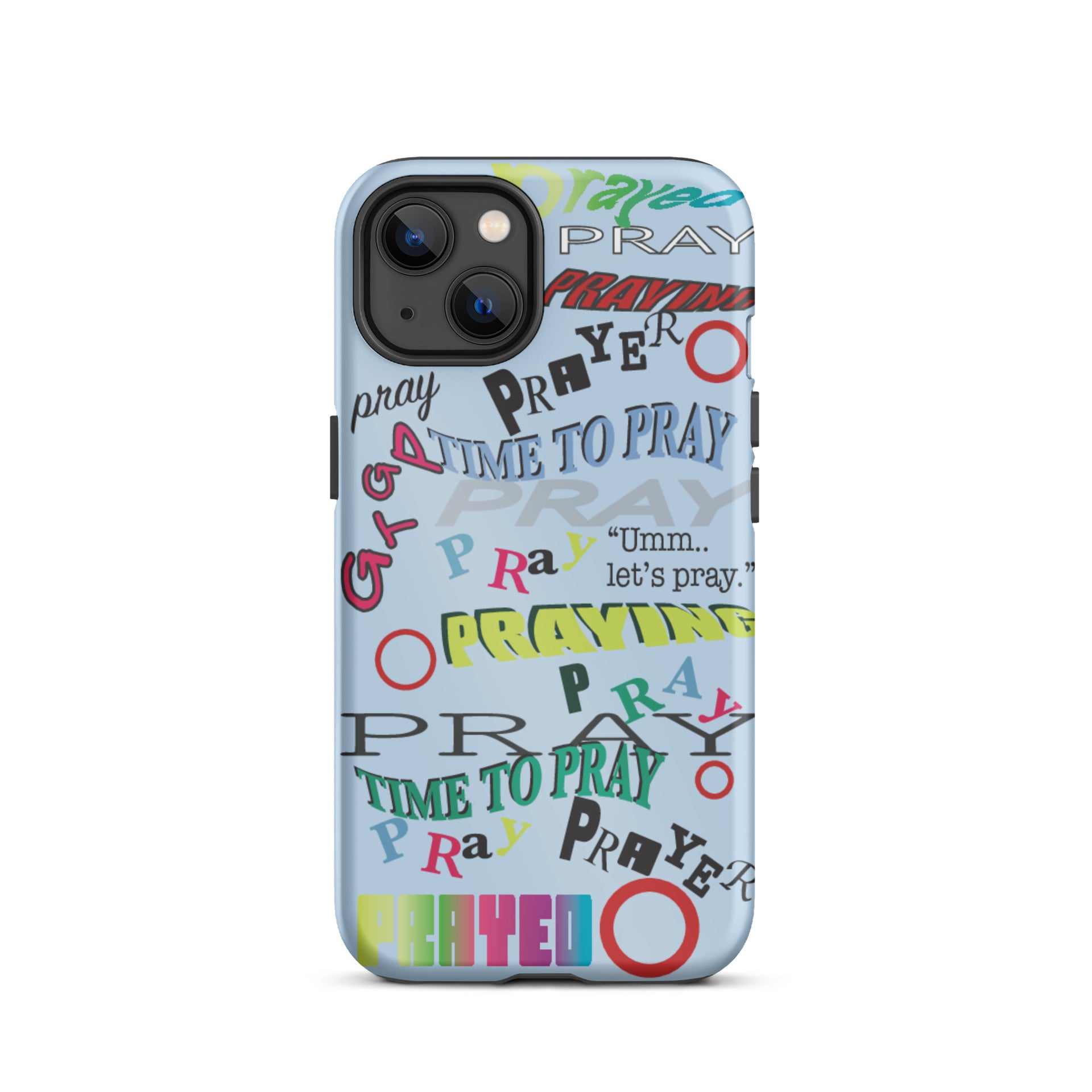 Iphone Blue Prayers Case