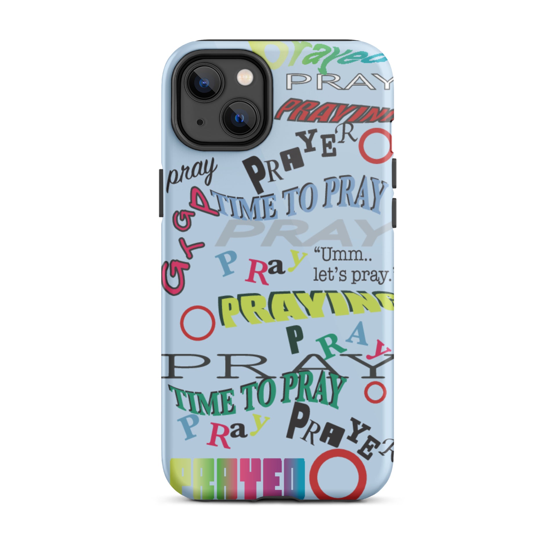 Iphone Blue Prayers Case