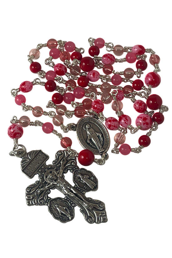 Rosary Pink Multi