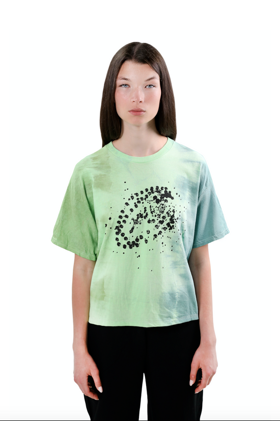 Rosary Tee Emerald Fade