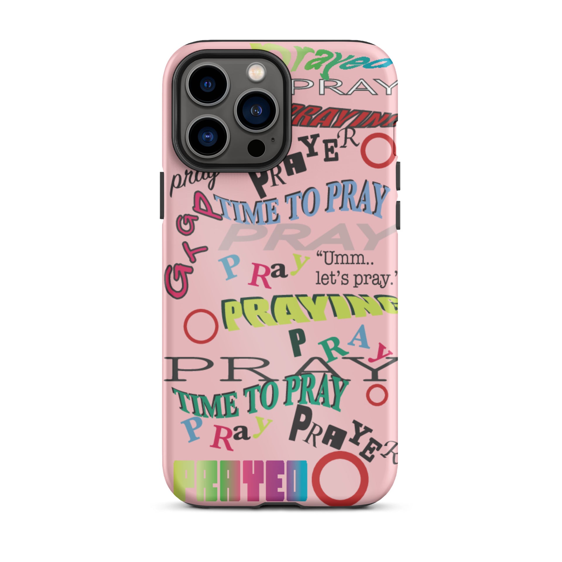 Iphone Pink Prayers Case