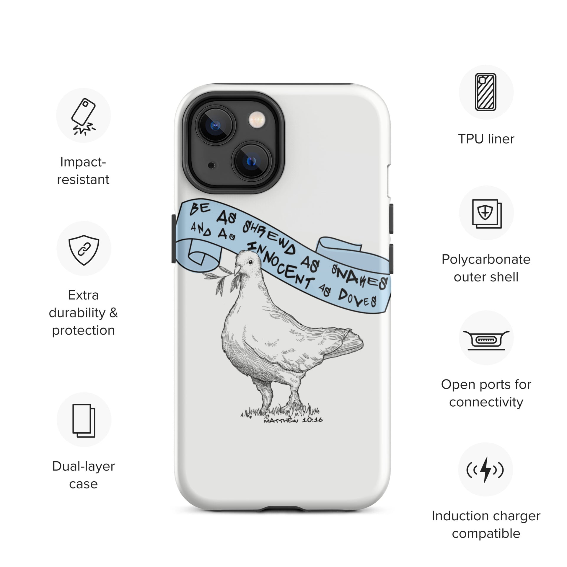 Iphone Scripture Dove Case